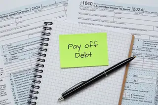 Tax refund debt free